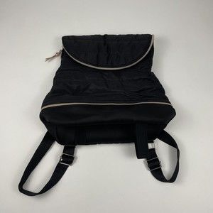 Stella & Dot ‘Crush It’ Backpack  Bag Black Rose Gold Quilted Large